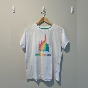 Walt Disney World Watercolor Rainbow Shirt Women’s